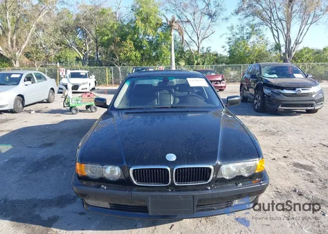 2001 BMW 740Il z USA, uszkodzony, nr VIN WBAGH83481DP18150